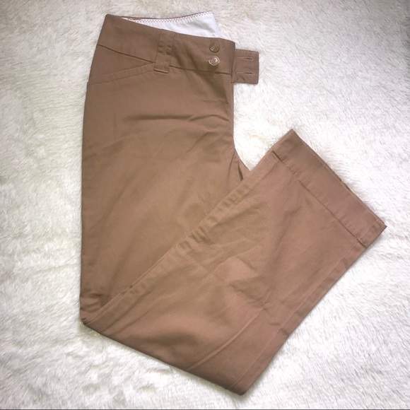 Dress barn tan chino khaki pants - Picture 2 of 5
